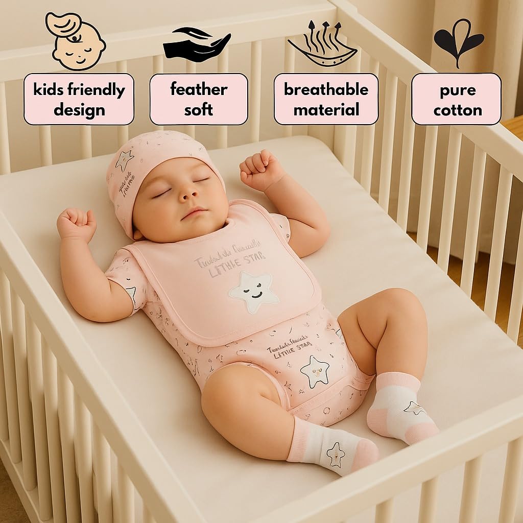 4 pcs Baby Clothing Gift Set - Twinkle Star