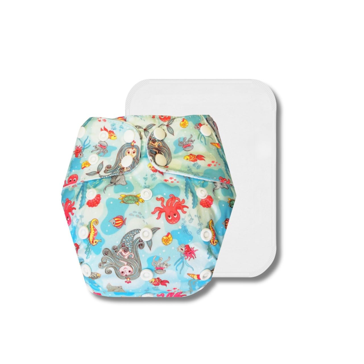 Reusable Cloth Diaper - Aqua Adventures