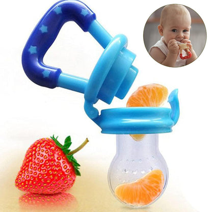 Silicone Fruit Nibbler - Blue Star Handle