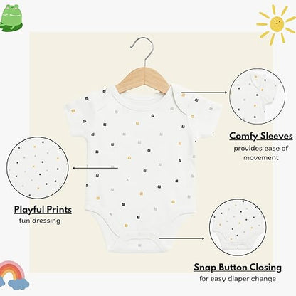 Cotton Baby Onesie - Tiny miracle (grey)