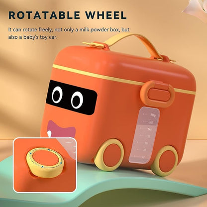 Milk Powder & Food Dispenser Container - Orange