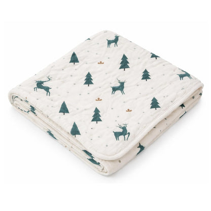 Organic Muslin Blanket - Christmas Wonderland