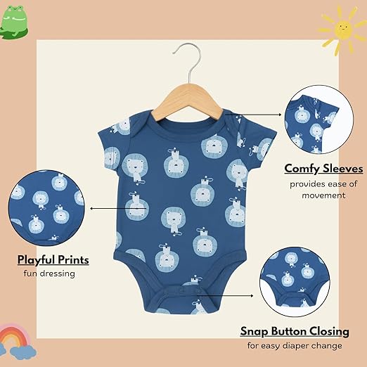 Cotton Baby Onesie - Little lion