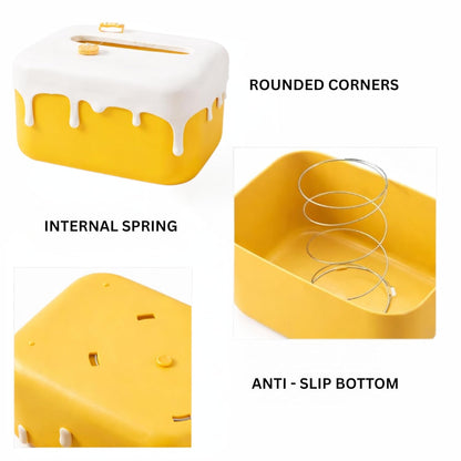 Decorative Baby Wipes & Tissue Storage Box - Mango Drip