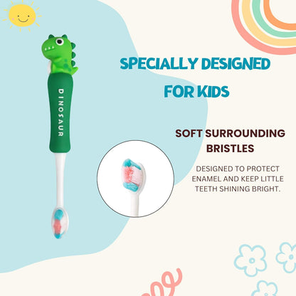 Kids Toothbrush - Forest Dino