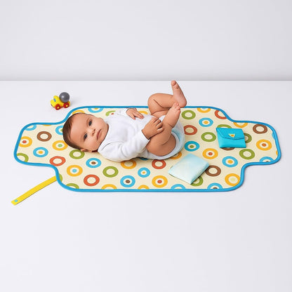Portable Diaper Changing Mat - Candy Rings