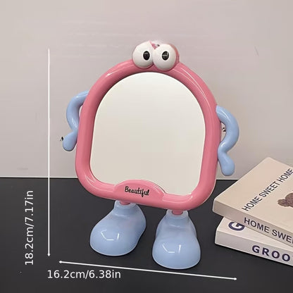Kids Peekaboo Buddy Standing Mirror - Pink Giggly