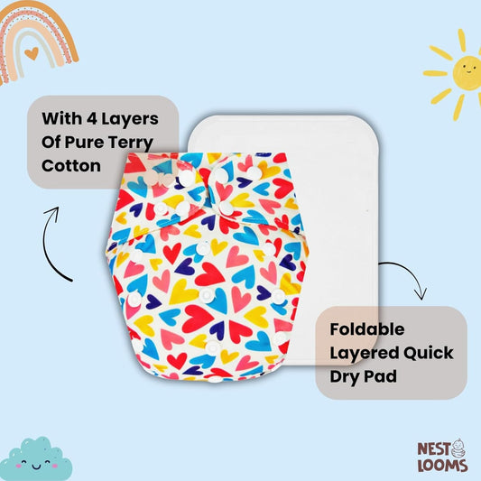 Reusable Cloth Diaper combo