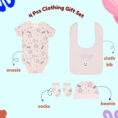 4 pcs Baby Clothing Gift Set - Twinkle Star