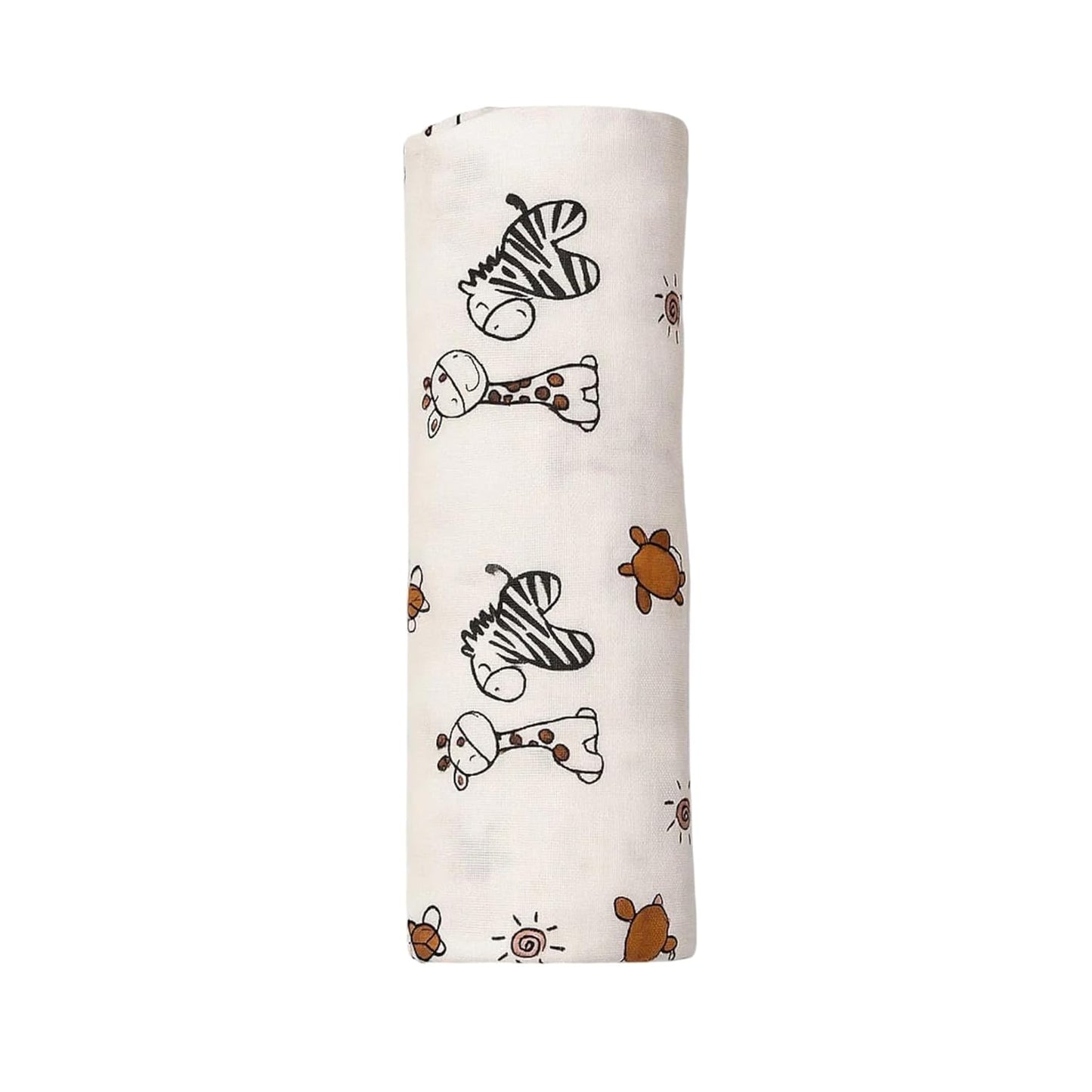 Baby Muslin Swaddle - Jungle Buddies