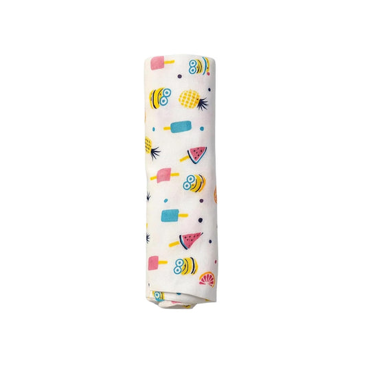 Baby Muslin Swaddle - Tropical Treats