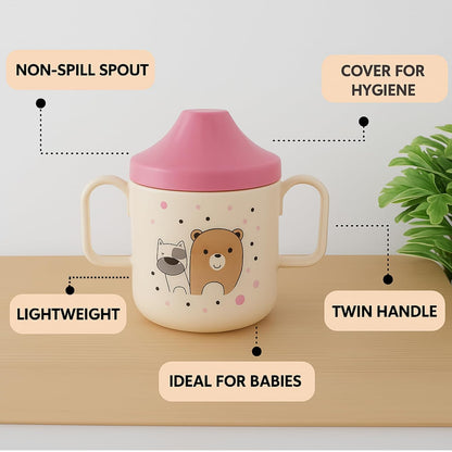 Baby Spout Sipper Cup - Solid (Pink)
