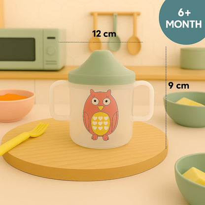 Baby Spout Sipper Cup - Transparent (Green)