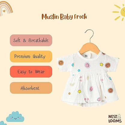 Muslin Frock- Smiley