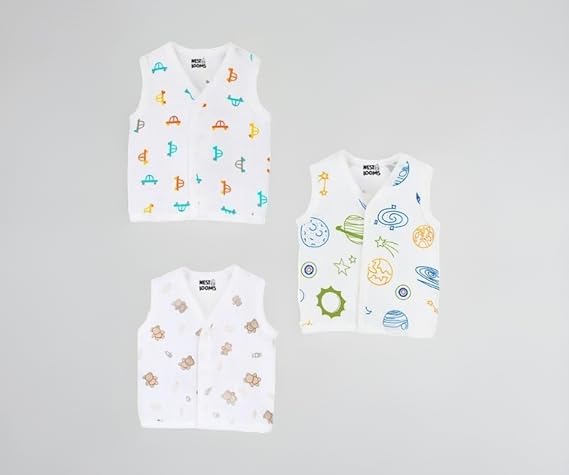 Sleeveless Jhabla - Pack of 3