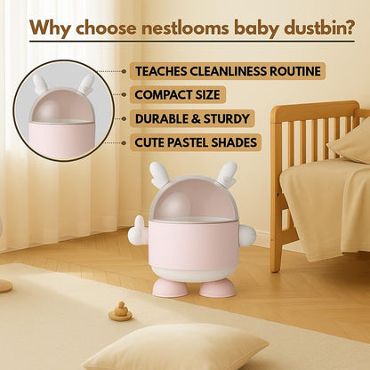 Dustbin - Little Astronaut - Pink