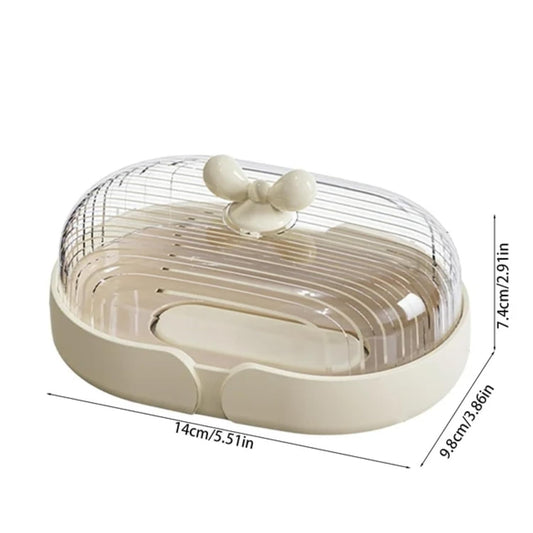 Soap Holder - Sweet Bow - Ivory Cloud