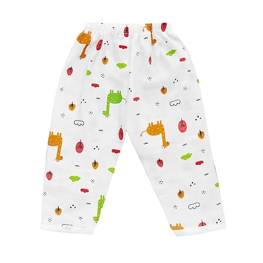 Muslin Full Sleeves Jhabla Set - Organic Cotton Muslin - Giraffe Safari