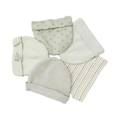 Unisex Baby Beanies Set of 5 - Mint Meadow