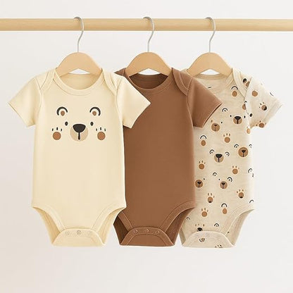Cotton Baby Onesie - Baby bear