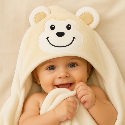 Baby Hooded Towel – Coco Monkey