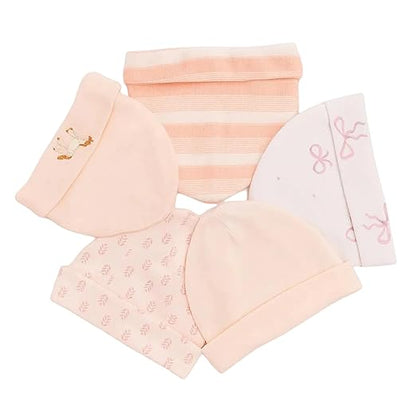 Unisex Baby Beanies Set of 5 - Peachy Horse
