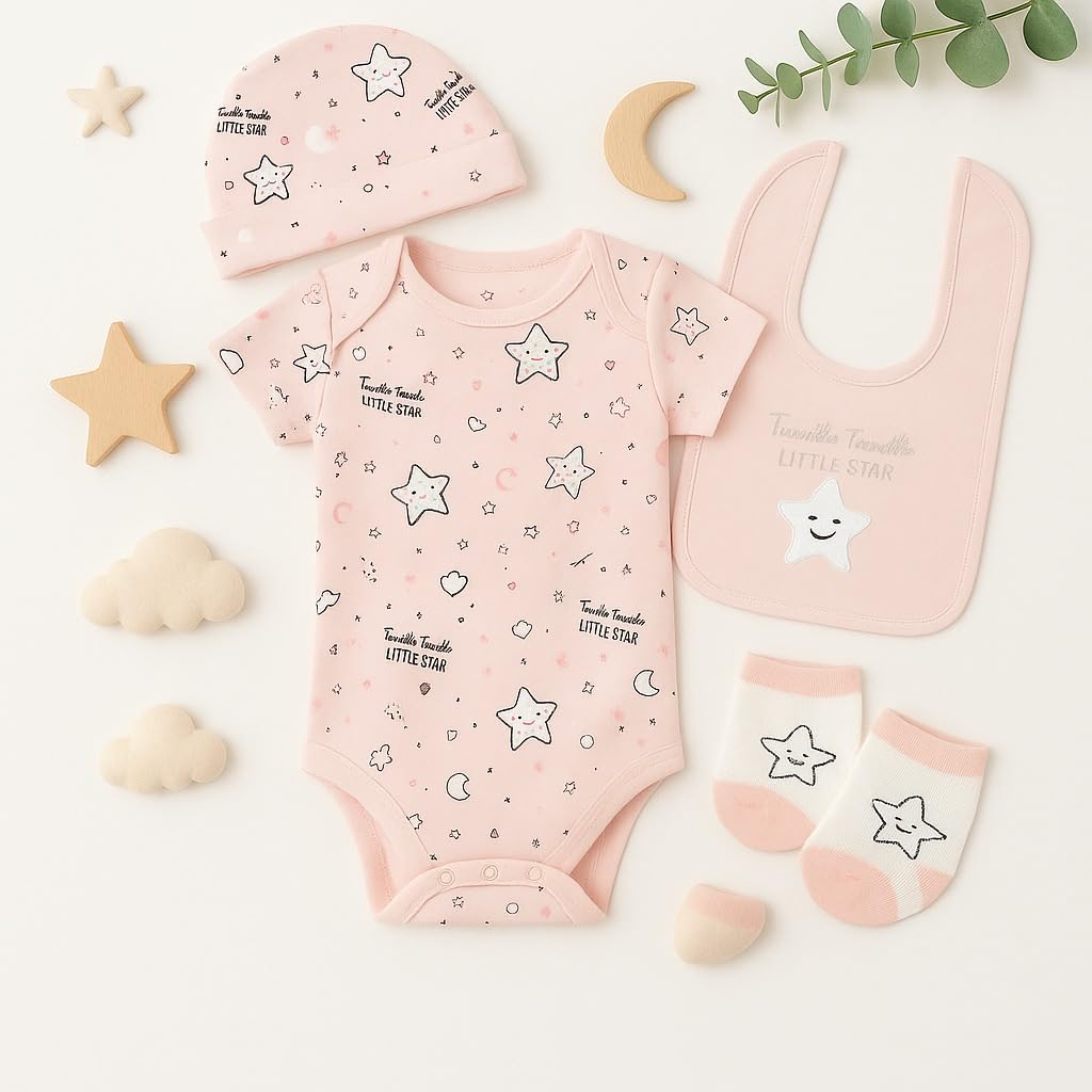 4 pcs Baby Clothing Gift Set - Twinkle Star