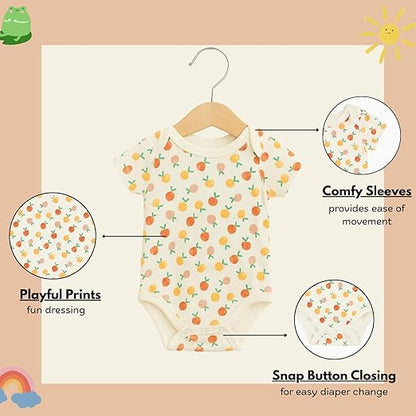 Cotton Baby Onesie - Sweet blossom