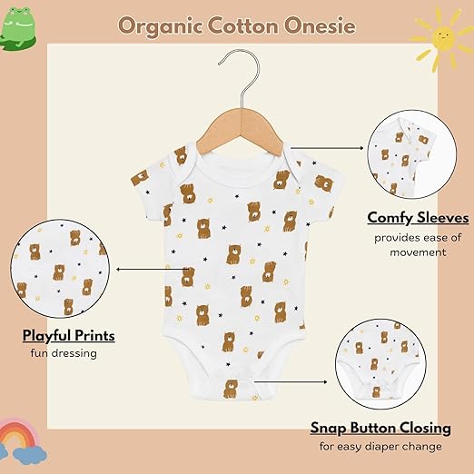 Cotton Baby Onesie - Mama's sunshine ( white )