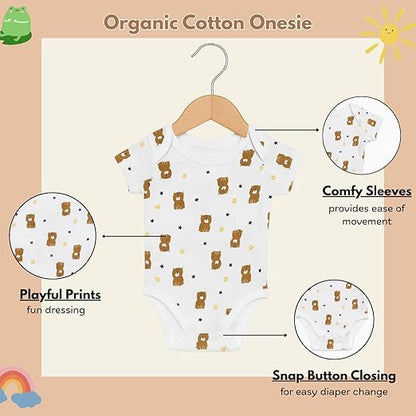 Cotton Baby Onesie - Mama's sunshine ( white )
