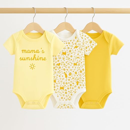 Cotton Baby Onesie - Mama's sunshine ( cream )