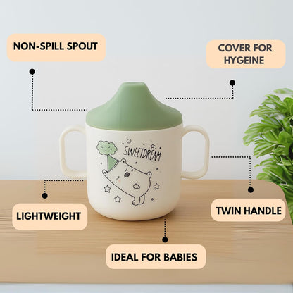 Baby Spout Sipper Cup - Solid (Green)
