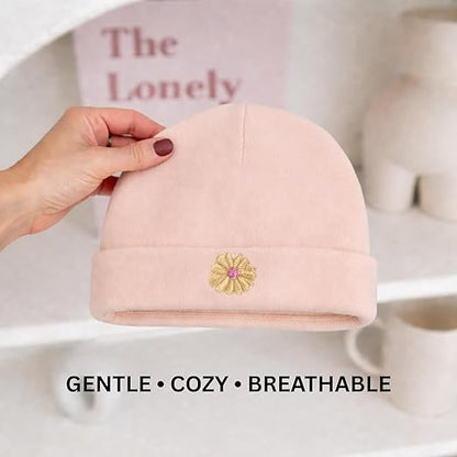 Unisex Baby Beanies Set of 5 - Petal Safari