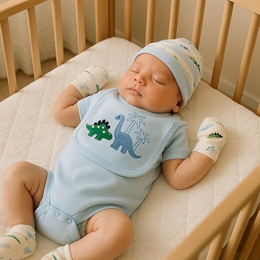 5 pcs Baby Clothing Set - Little Dino