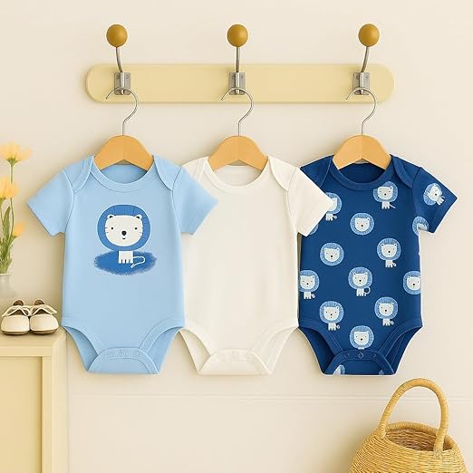 Cotton Baby Onesie - Little lion