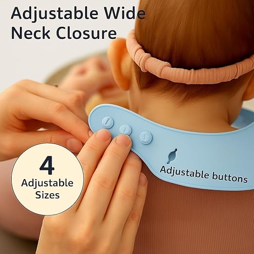 Silicone Feeding Bib - Elephant Buddy