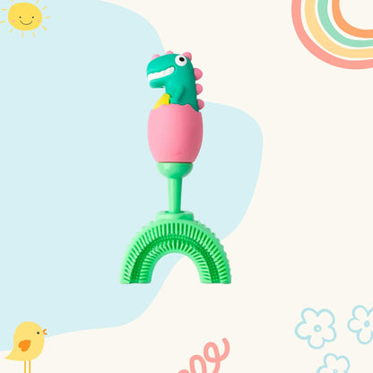 U-Shaped Toothbrush - Smile-O-Saurus
