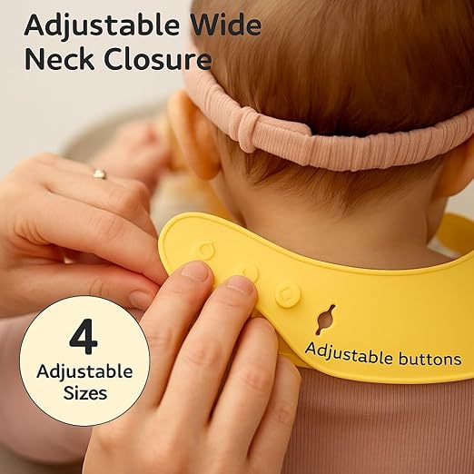 Silicone Feeding Bib - Burger Buddy