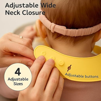 Silicone Feeding Bib - Burger Buddy