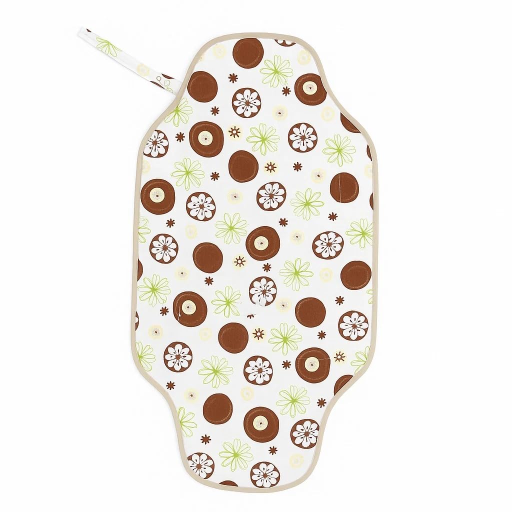 Portable Diaper Changing Mat - Cocoa Blossom