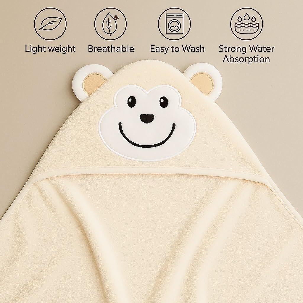 Baby Hooded Towel – Coco Monkey