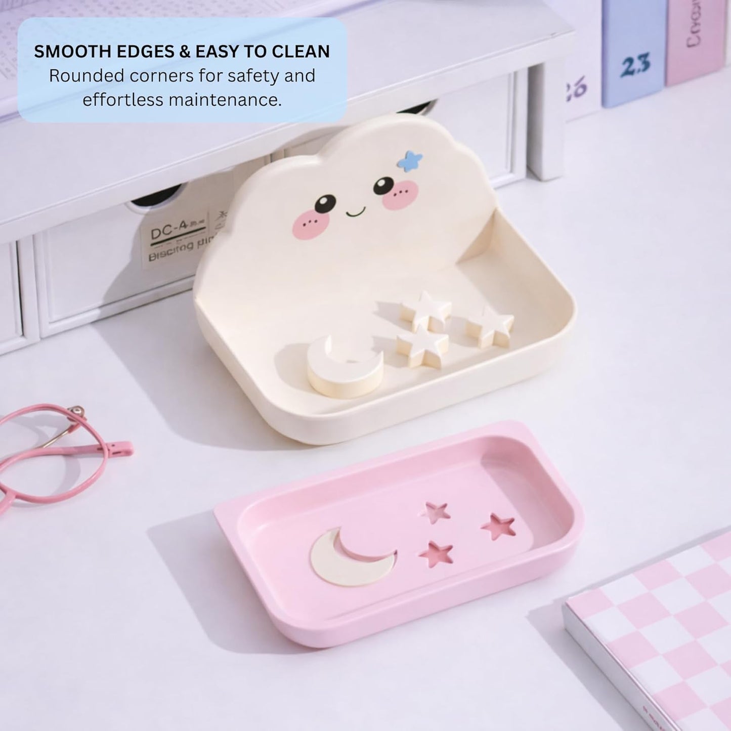 Soap Holder - Galaxy Stars - Pink