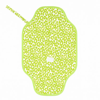 Portable Diaper Changing Mat - Green Cheetah