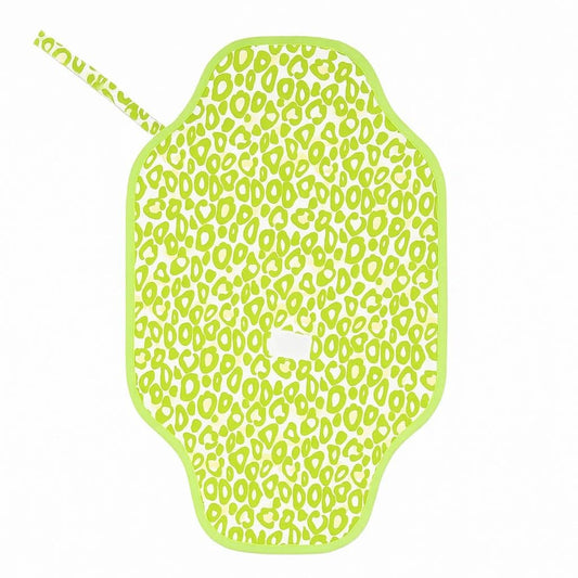 Portable Diaper Changing Mat - Green Cheetah