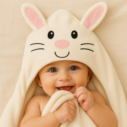 Baby Hooded Towel – Peachy Muffin