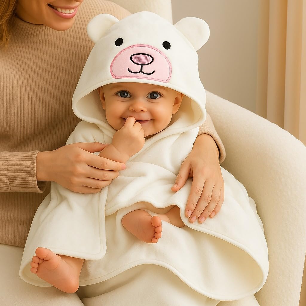 Baby Hooded Towel – Polar Bear