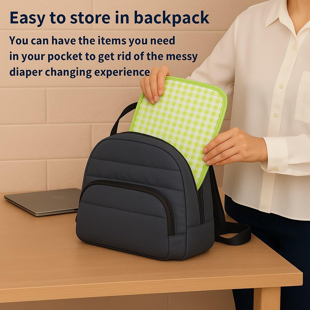 Portable Diaper Changing Mat - Fresh Checks