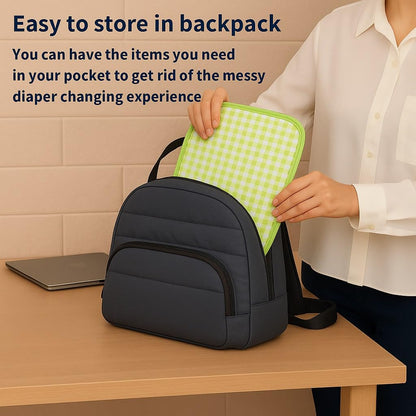 Portable Diaper Changing Mat - Fresh Checks