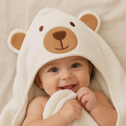 Baby Hooded Towel – Little Brown Bear