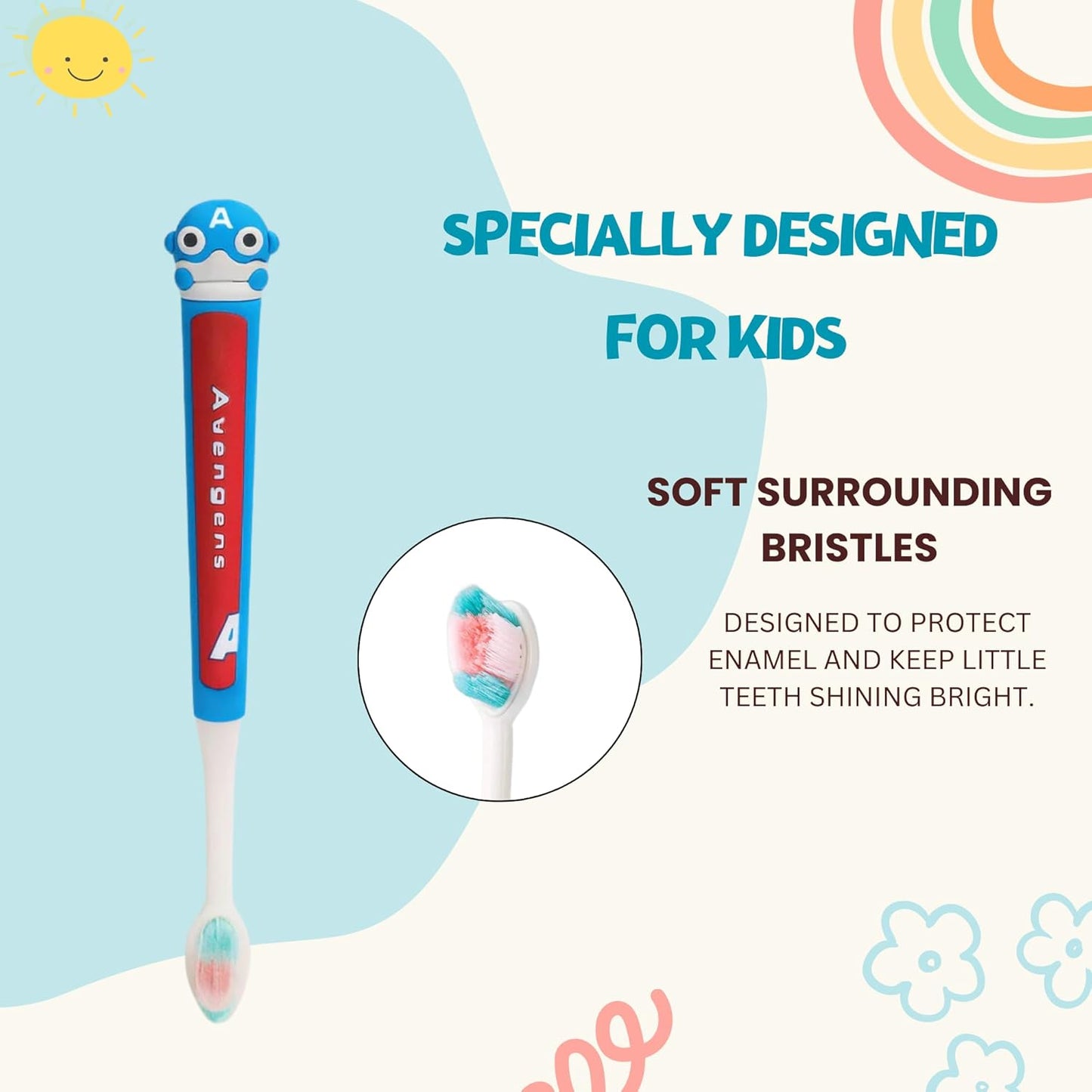Kids Toothbrush - Blue Avenger